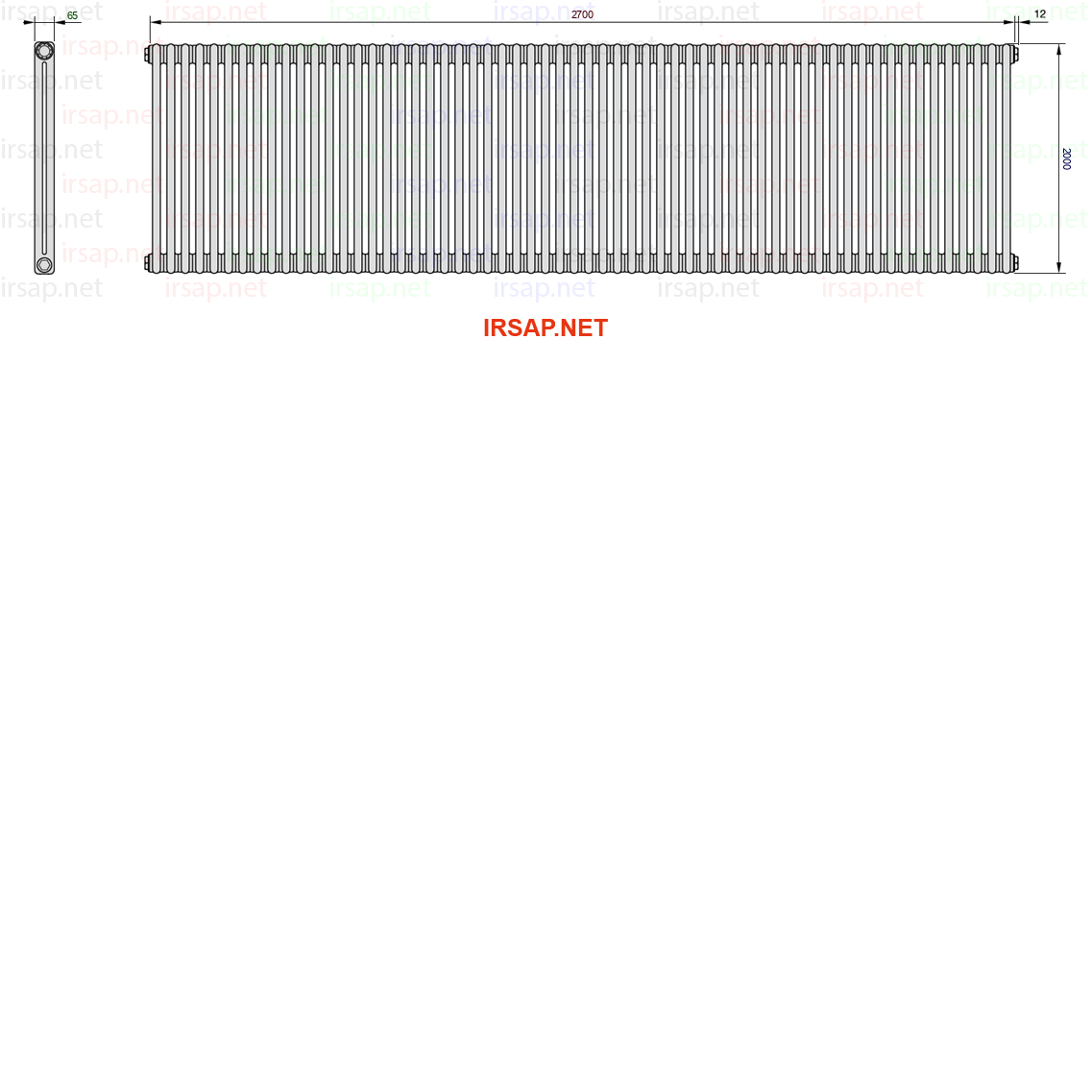 Радиатор IRSAP Tesi 22000/60 T12 CL 01